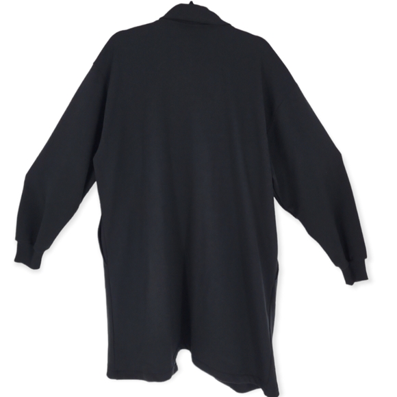 VINTAGE Embellished Floral Sweatshirt Coat 1x - Picture 5 of 7